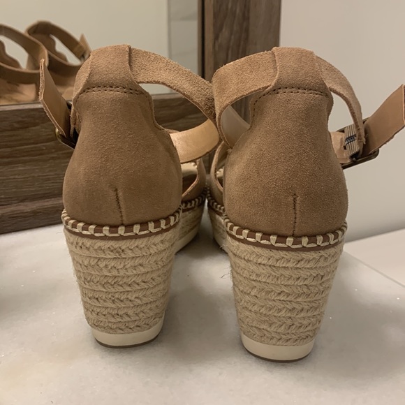 Women's Tan Jaussie Espadrille Wedge Sandal | Size 6.5 Women | BRAND NEW - Picture 8 of 10